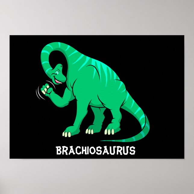Póster Brachiossauro (Frente)