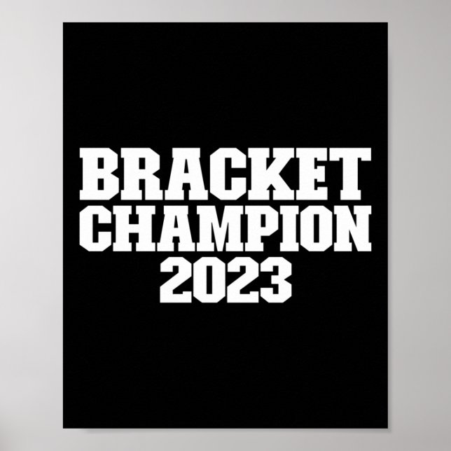 Poster Bracket Champion 2023 - Bracke para Torneio de Bas (Frente)