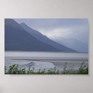 Poster Braço de Turnagain; Alaska EUA