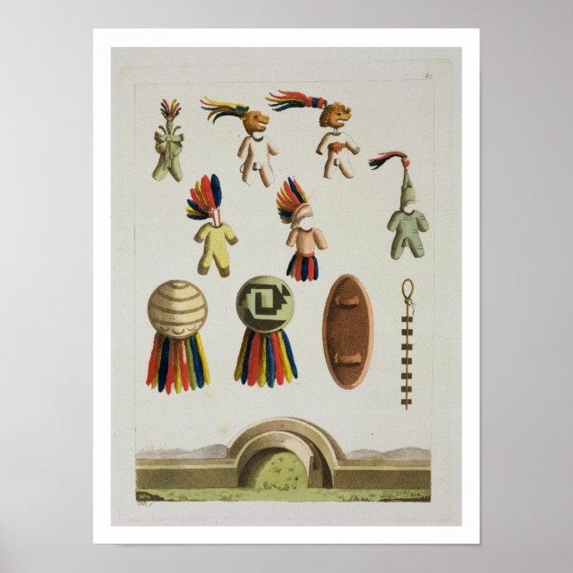 Póster Braços mexicanos (litoral colorido) (Frente)