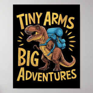 Poster Braços Pequenos Engraçados Grandes Aventuras Camin