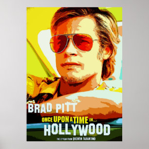 Poster brad pitt hollywood