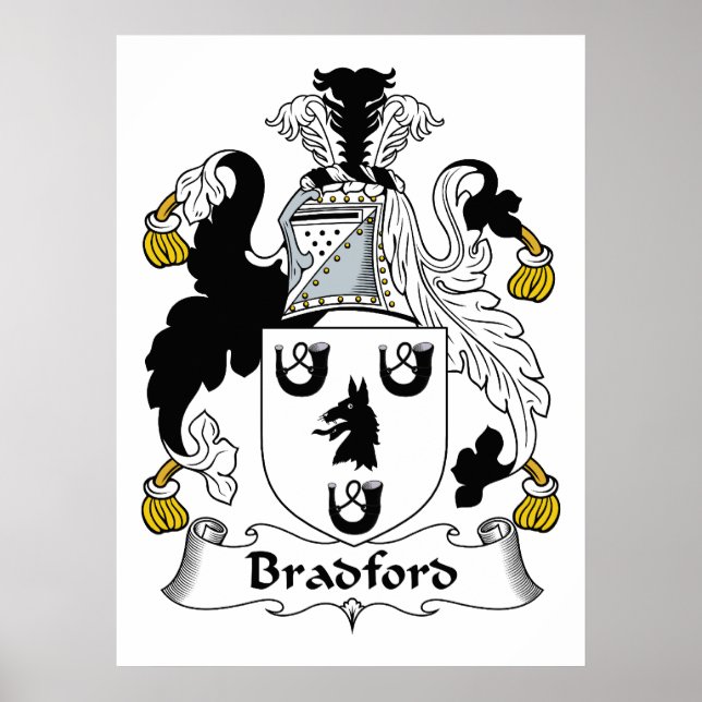 Póster Bradford Family Crest (Frente)
