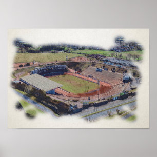 Poster Bradford Rugby League, Odsal Stadium Coral Stand