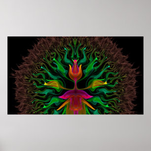 Póster Brahma disfarçou como uma tulipa