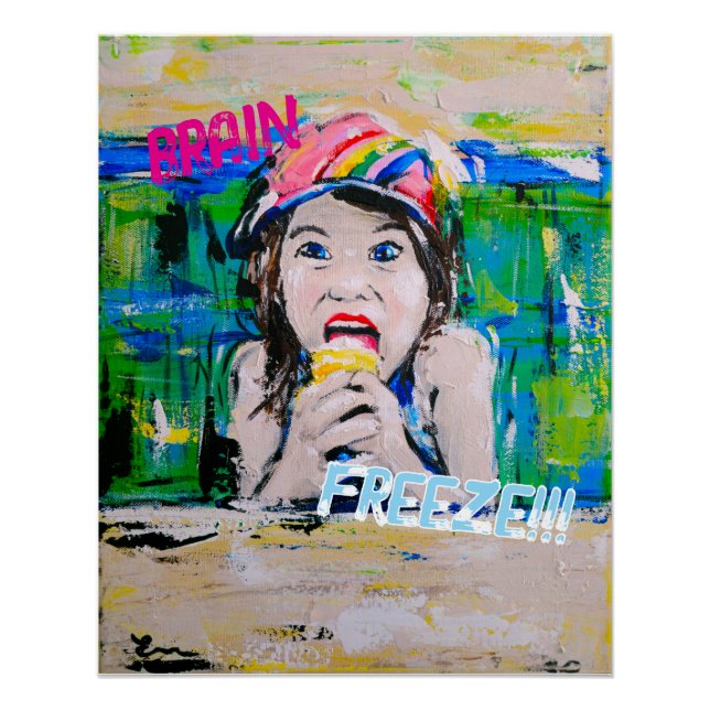 Póster Brain freeze (Frente)
