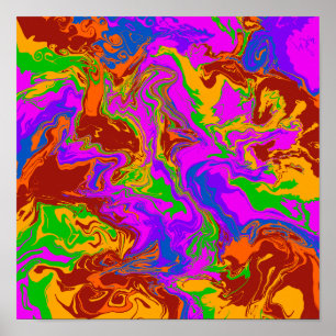 Poster Brain Porridge em Abstrato