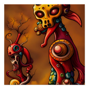 Póster Brainrot - Ken Gage Surreal Art