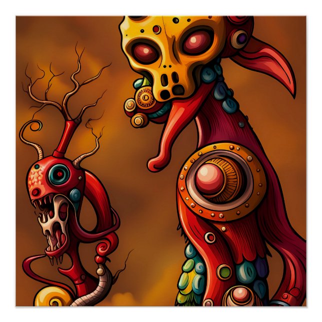 Póster Brainrot - Ken Gage Surreal Art (Frente)