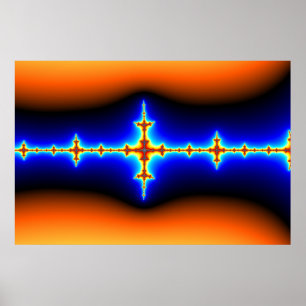 Póster Brainwave - Fractal