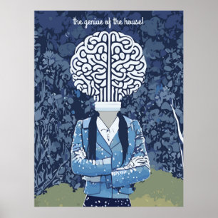 Poster Brainy Person