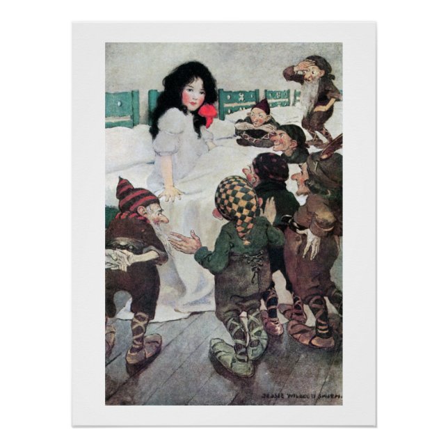 Póster Branca de Neve e os Sete Anões (Frente)