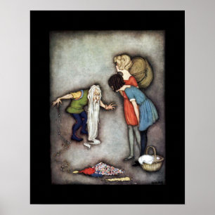 Poster Branca de Neve e Rosa vermelha ~ Contos de Fada ~ 