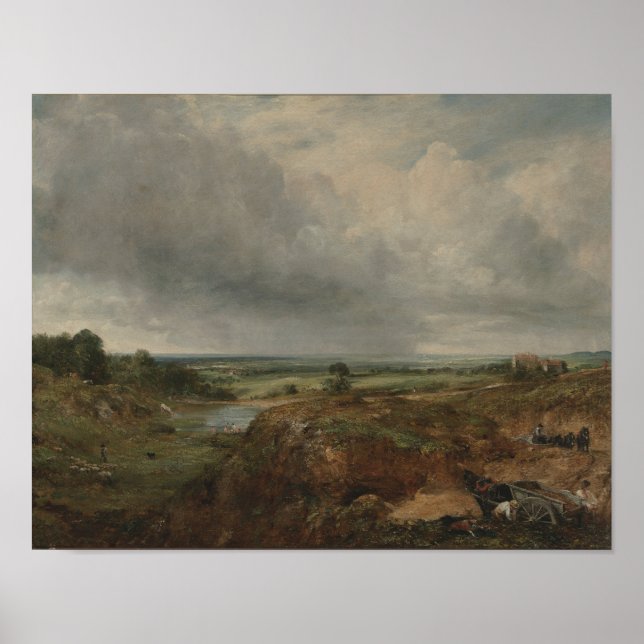Poster Branch Hill Pond, Hampstead - Constable (Frente)