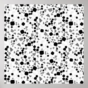 Poster Branco Simples Moderno - Preto