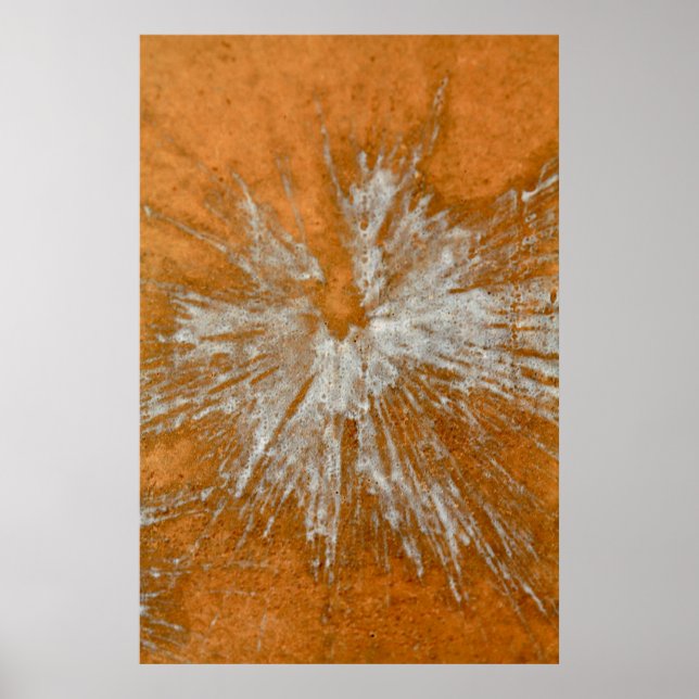 Póster Branco sobre Paintball Dourado (Frente)