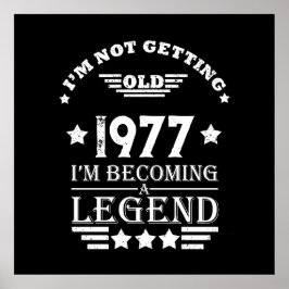 Poster Brancos de aniversário personalizados