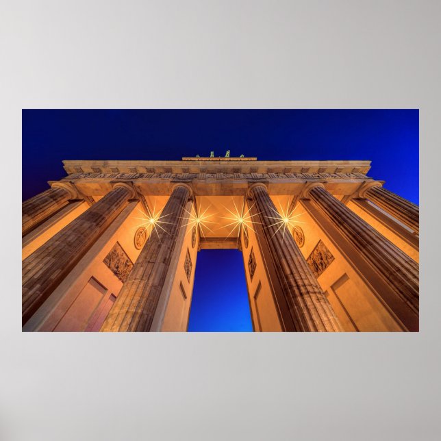 Poster Brandenburg Gate Berlin Alemanha (Frente)