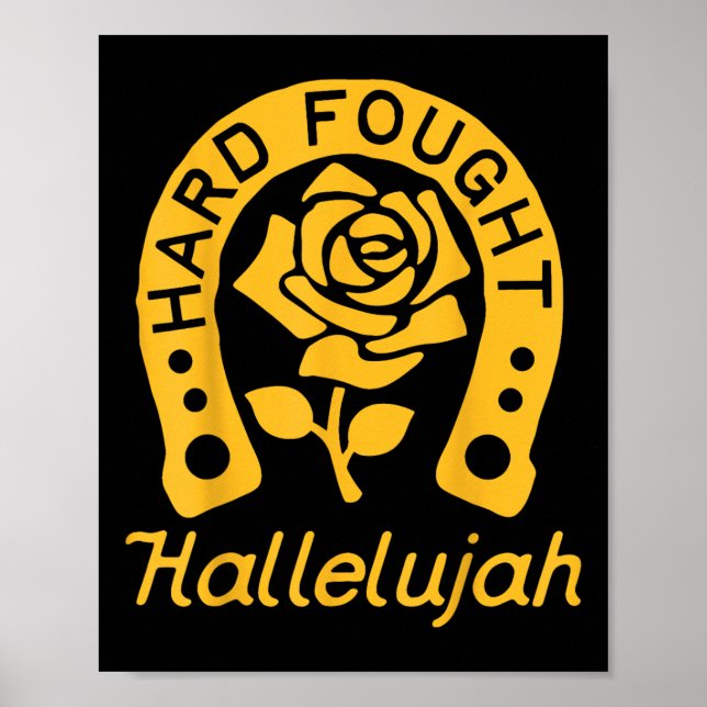 Poster Brandon Duro Lutou Aleluia Elogia Jesus Lago M (Frente)