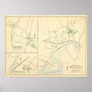 Póster Branford, Cheshire, abrigo de N