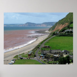 Poster Branscombe Beach