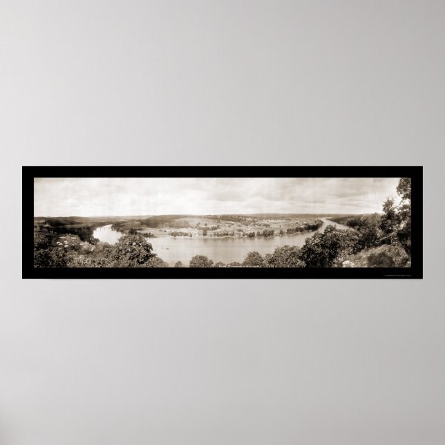 Poster Branson, MO Foto 1914 (Frente)