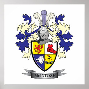 Póster Brasão da crista da família de McIntosh
