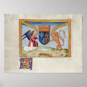 Póster Brasão de Anne de Brittany 1515