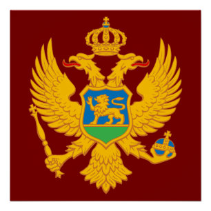 Póster brasão de armas símbolo emblema bandeira do país M
