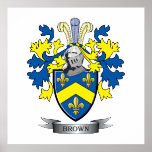 Póster Brasão de Brown