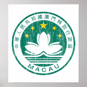 Poster Brasão de Macau
