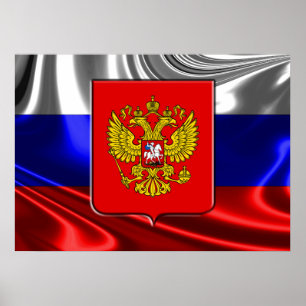 Póster Brasão de Rússia