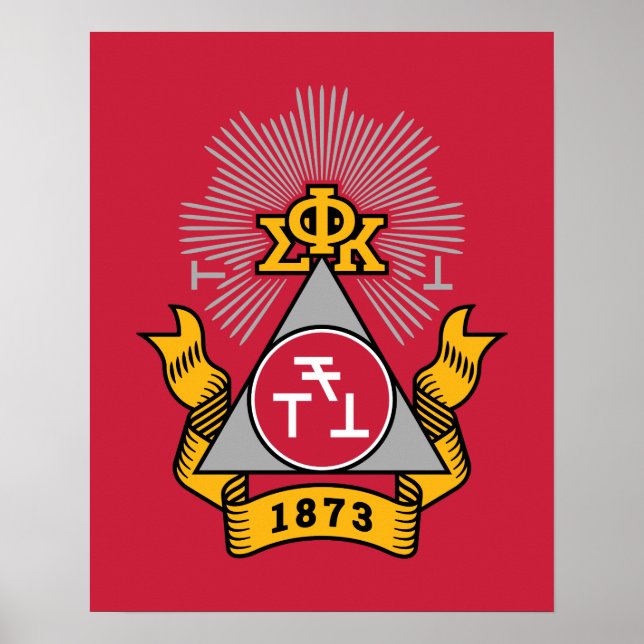 Poster Brasão Phi Sigma Kappa (Frente)