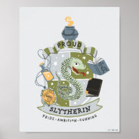 Brasão Slytherin Orgulhoso Cartoon