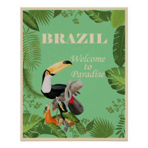 Póster Brasil, Bem-vindo ao Paraíso,