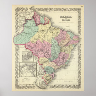 Póster Brasil e Guayana