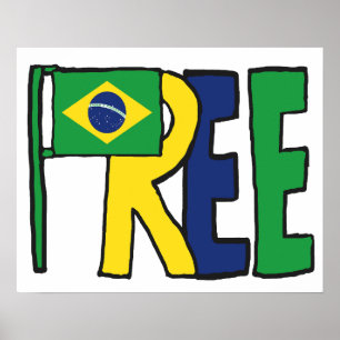 Poster Brasil livre