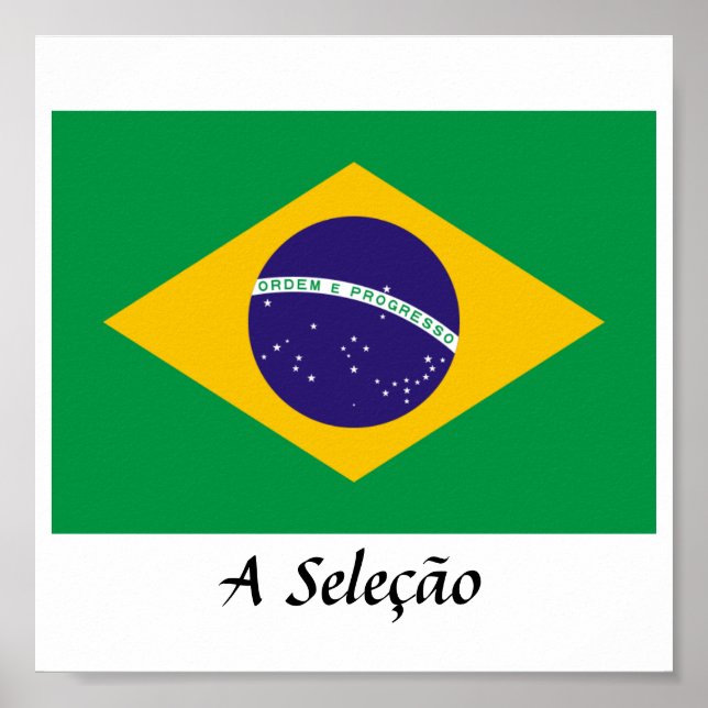 Póster Brasil "Seleção A" (Frente)