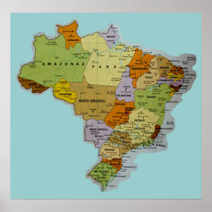 Poster brasileiro do mapa