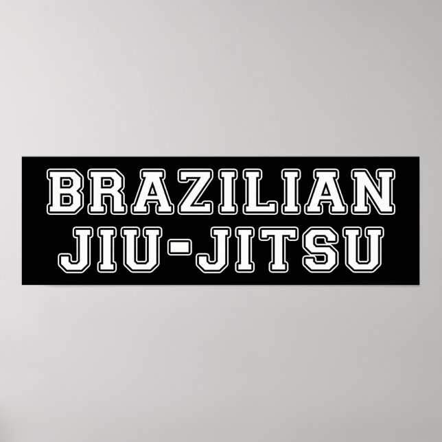 Póster Brasileiro Jiu Jitsu (Frente)