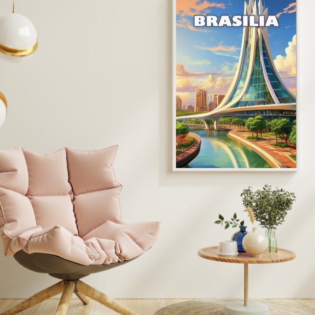 Póster Brasilia, a modern city (Criador carregado)