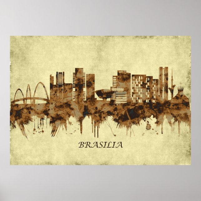 Poster Brasília Brasil (Frente)