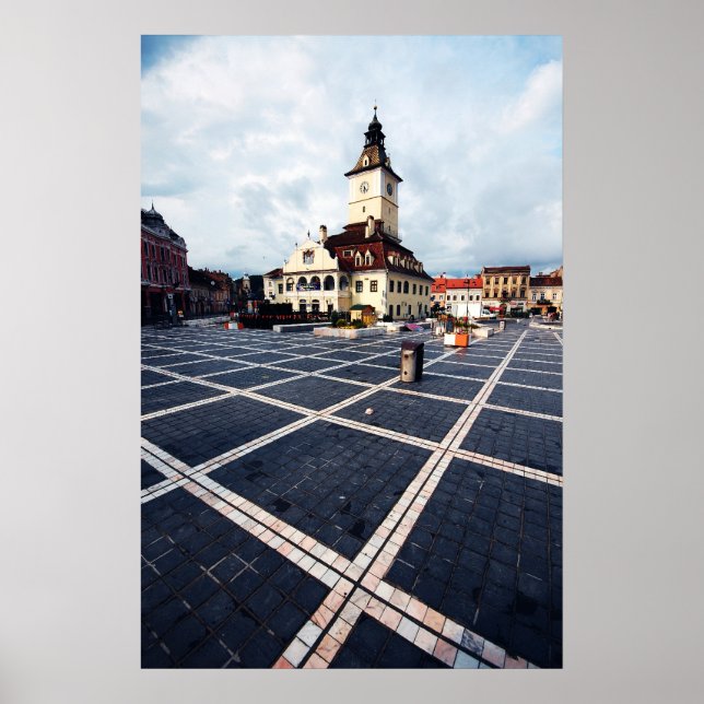 Póster Brasov Romênia (Frente)