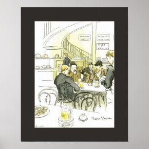 Poster Brasserie Allemande ~Central Alemã ~ Pierre Vidal