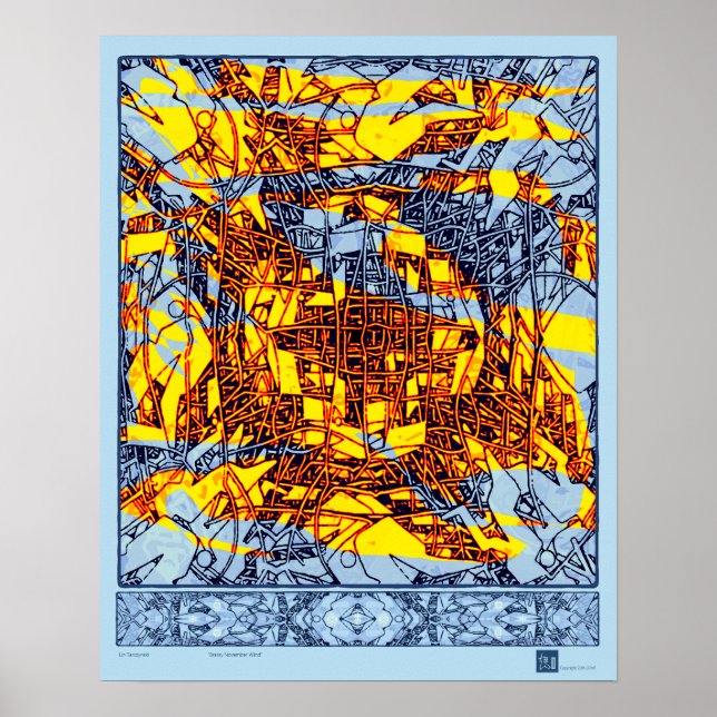 Póster Brassy Novembro Wind (Frente)