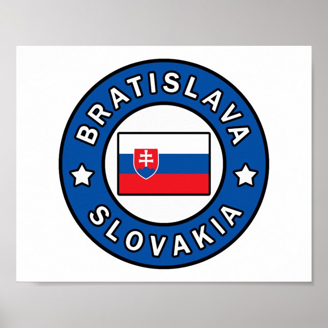 Poster Bratislava Eslováquia (Frente)