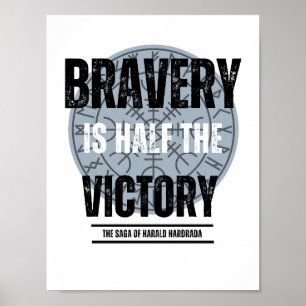 Poster Bravery é metade da vitória