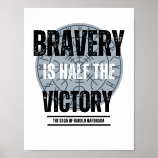 Poster Bravery é metade da vitória
