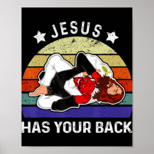 Poster Brazilian Jiu Jitsu Shirt Jesus Shirt Jesus Has Yo
