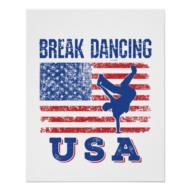 Póster Break Dancing USA (Frente)